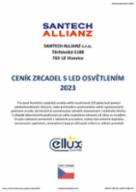 Ceník zrcadel s LED osvětlením platný od 1.3.2023
