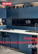 Přehled vestavné spotřebiče 2026 - platné od 1.04.2026