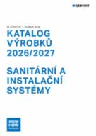 Sanitární a instalační systémy - technický katalog výrobků 2026/2027