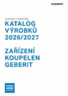 Zařízení koupelen Geberit - technický katalog výrobků 2026/2027