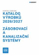 Zásobovací a kanalizační systémy - technický katalog výrobků 2026/2027